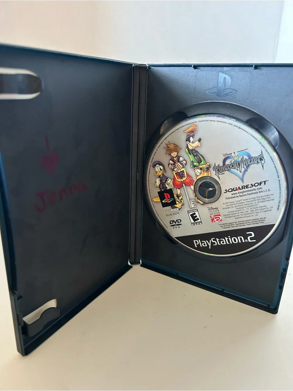Sony PS2 Kingdom Hearts - Black Game Case
